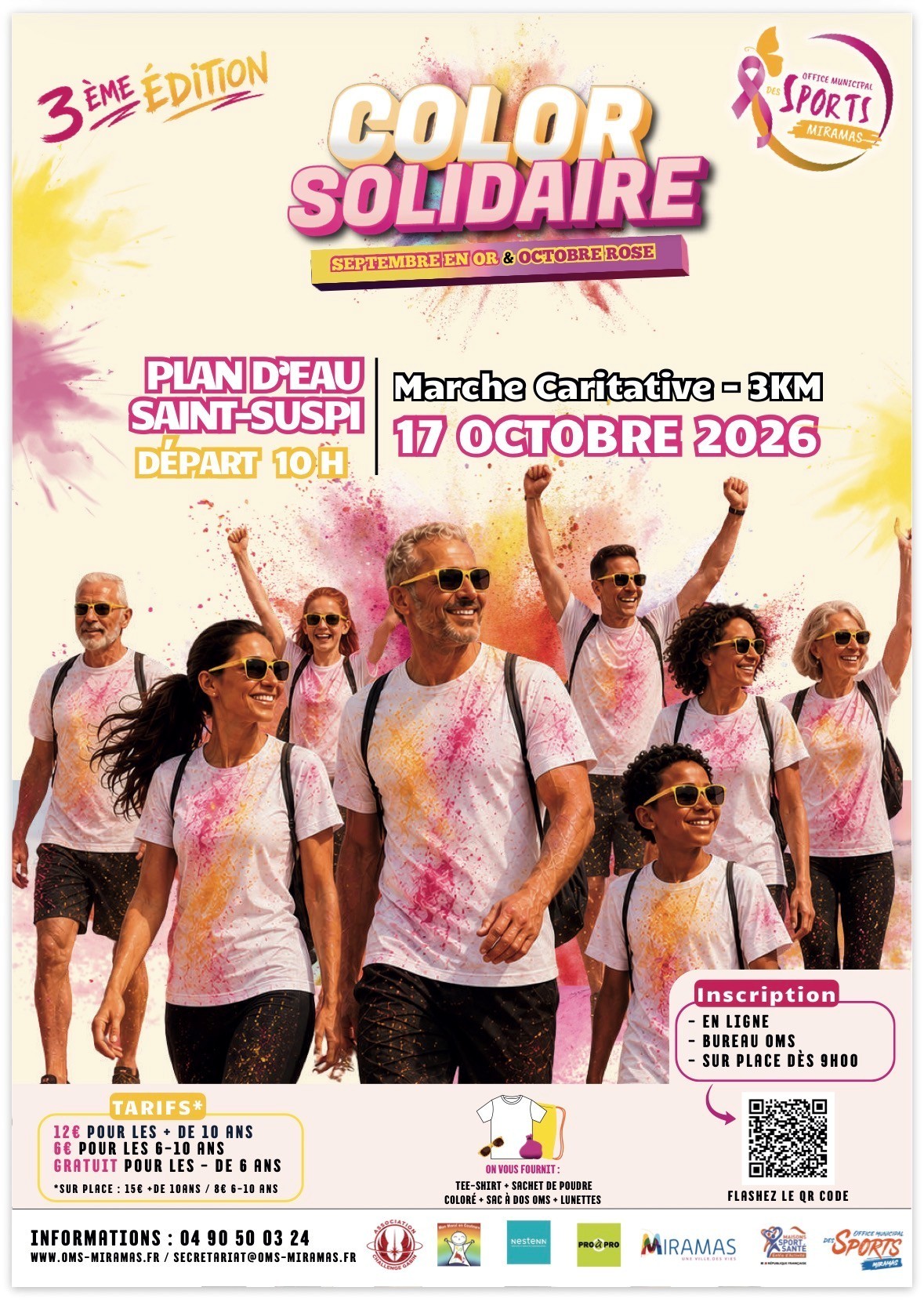 Miramas — Color solidaire — 17 octobre 2026 — départ à 10 h