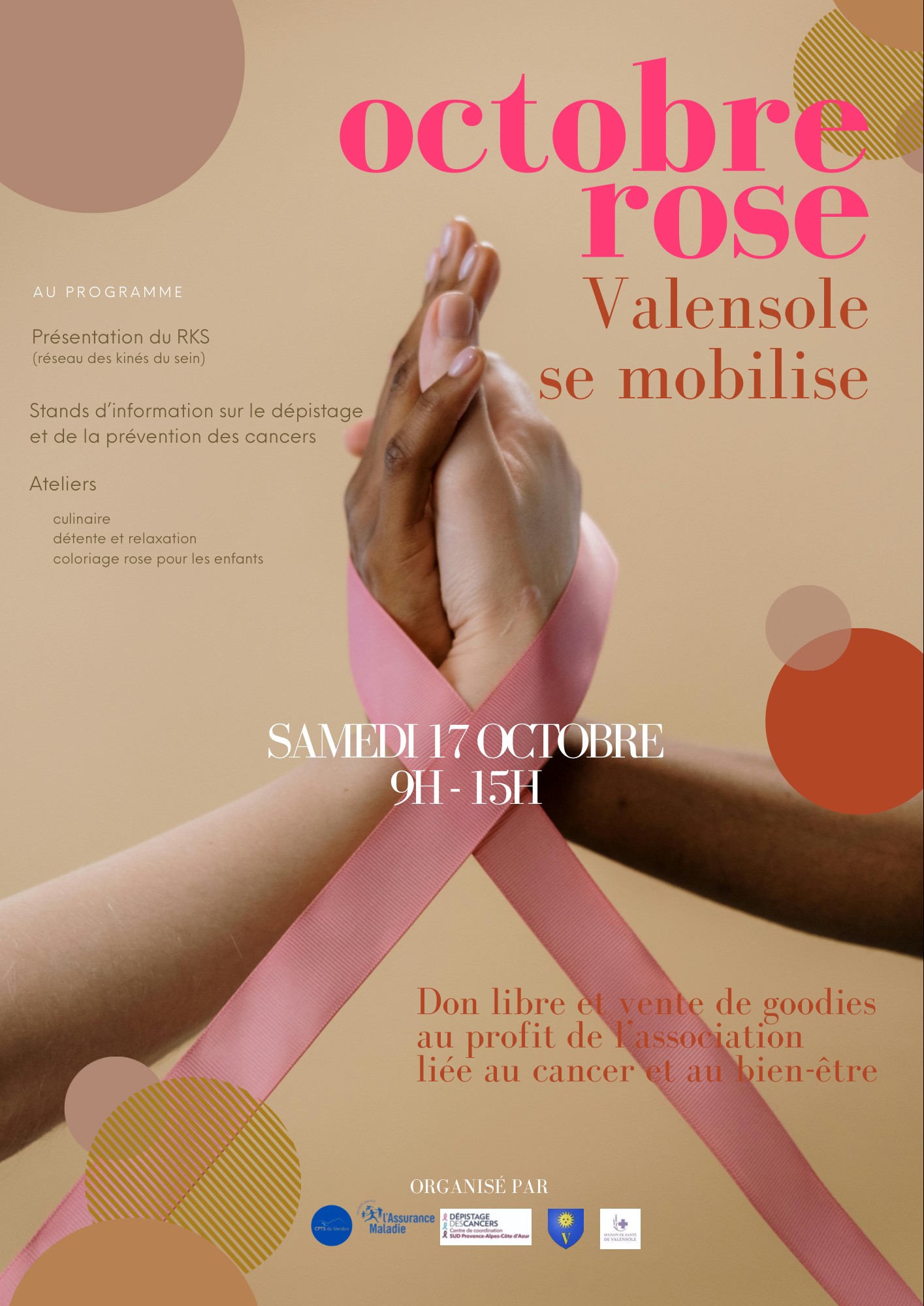 Octobre Rose : Valensole se mobilise le 17 octobre 2026